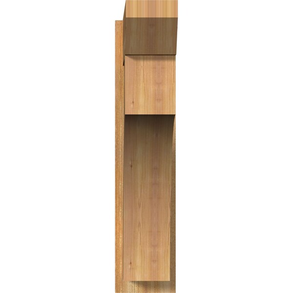 Westlake Slat Rough Sawn Outlooker, Western Red Cedar, 8W X 30D X 36H